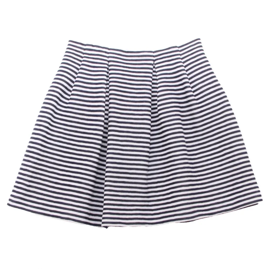 5170AN gonna bimba IL GUFO girl kid cotton skirt blue