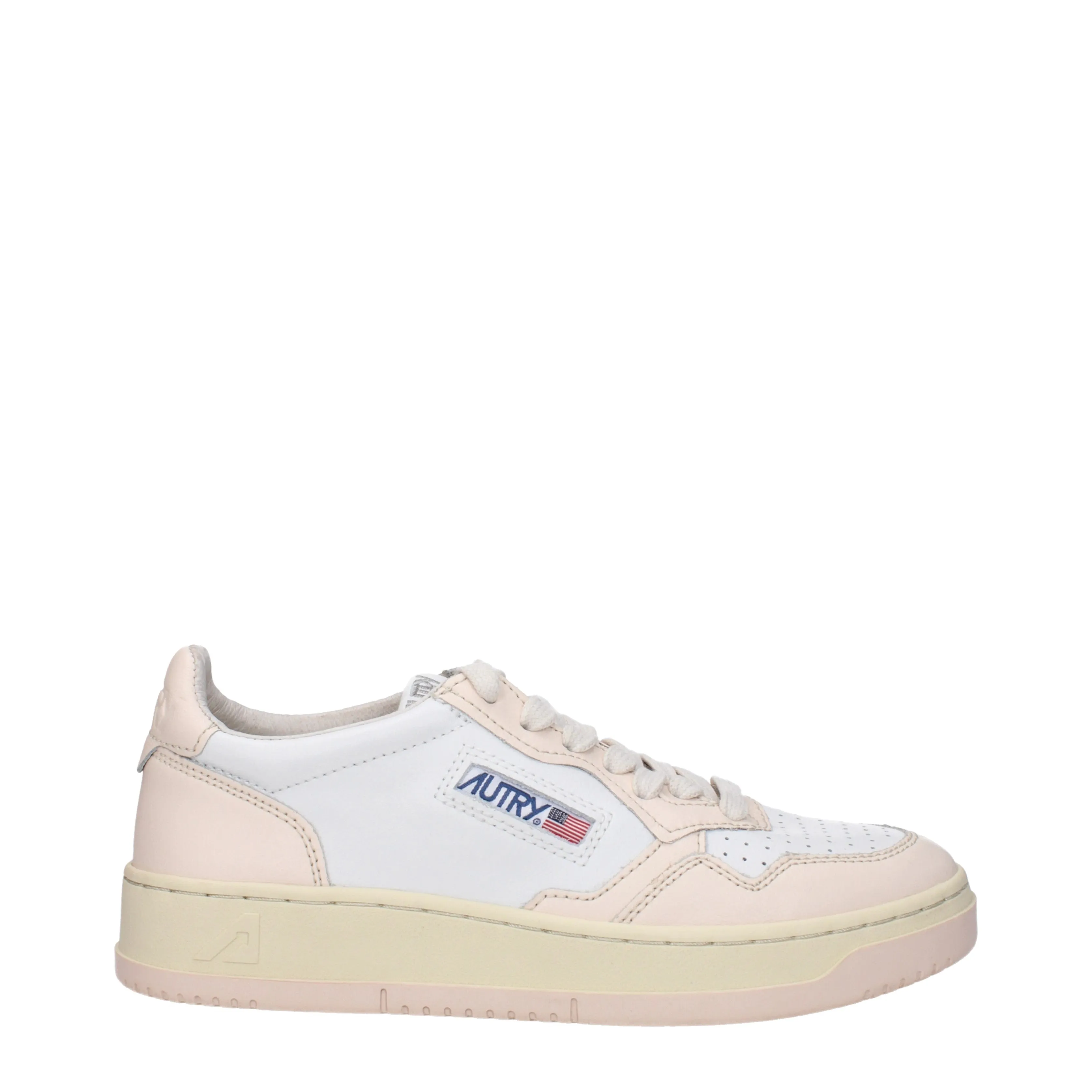 Autry Sneakers Medalist Donna Pelle Bianco/Nudo
