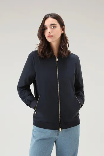 Bomber Charlotte in Urban Touch                                                                                Melton Blue