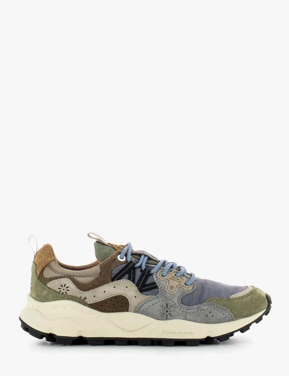 Flower Mountain     SNEAKERS YAMANO 3 MAN MILITARE-GREY-LIGHT BROWN
