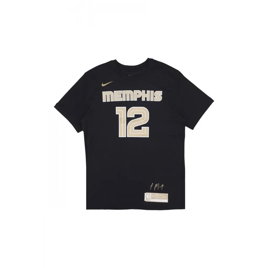 maglietta uomo nba selected series tee no 12 ja morant memgri BLACK