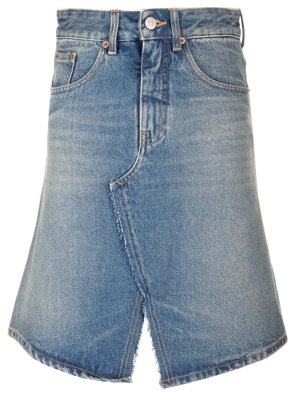   Mm6 Maison Margiela  Gonna midi in denim  