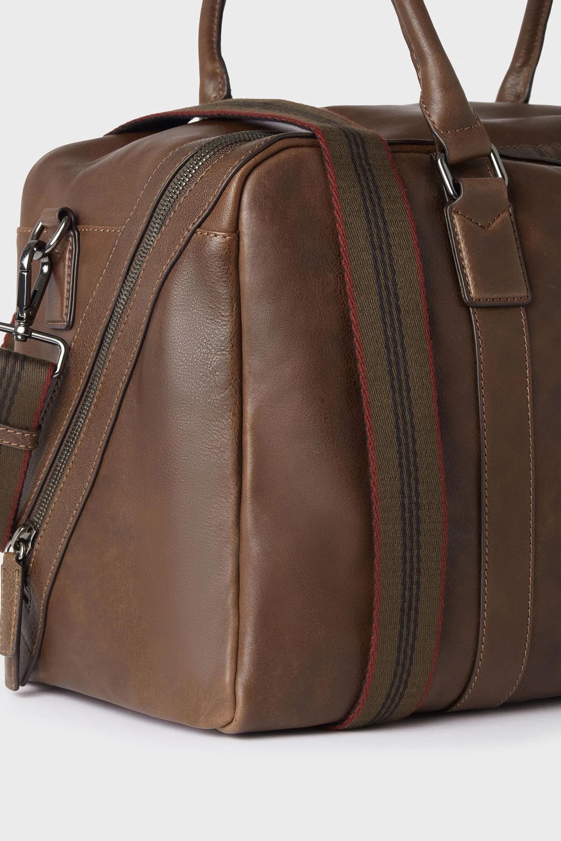 Osprey London The Compass - Marrone weekend in pelle - Borsa