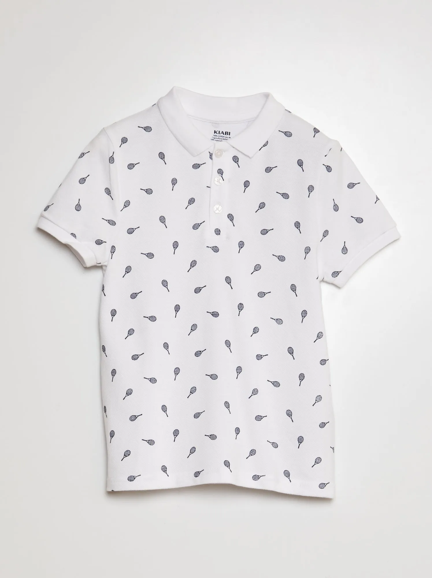 Polo a righe - BIANCO