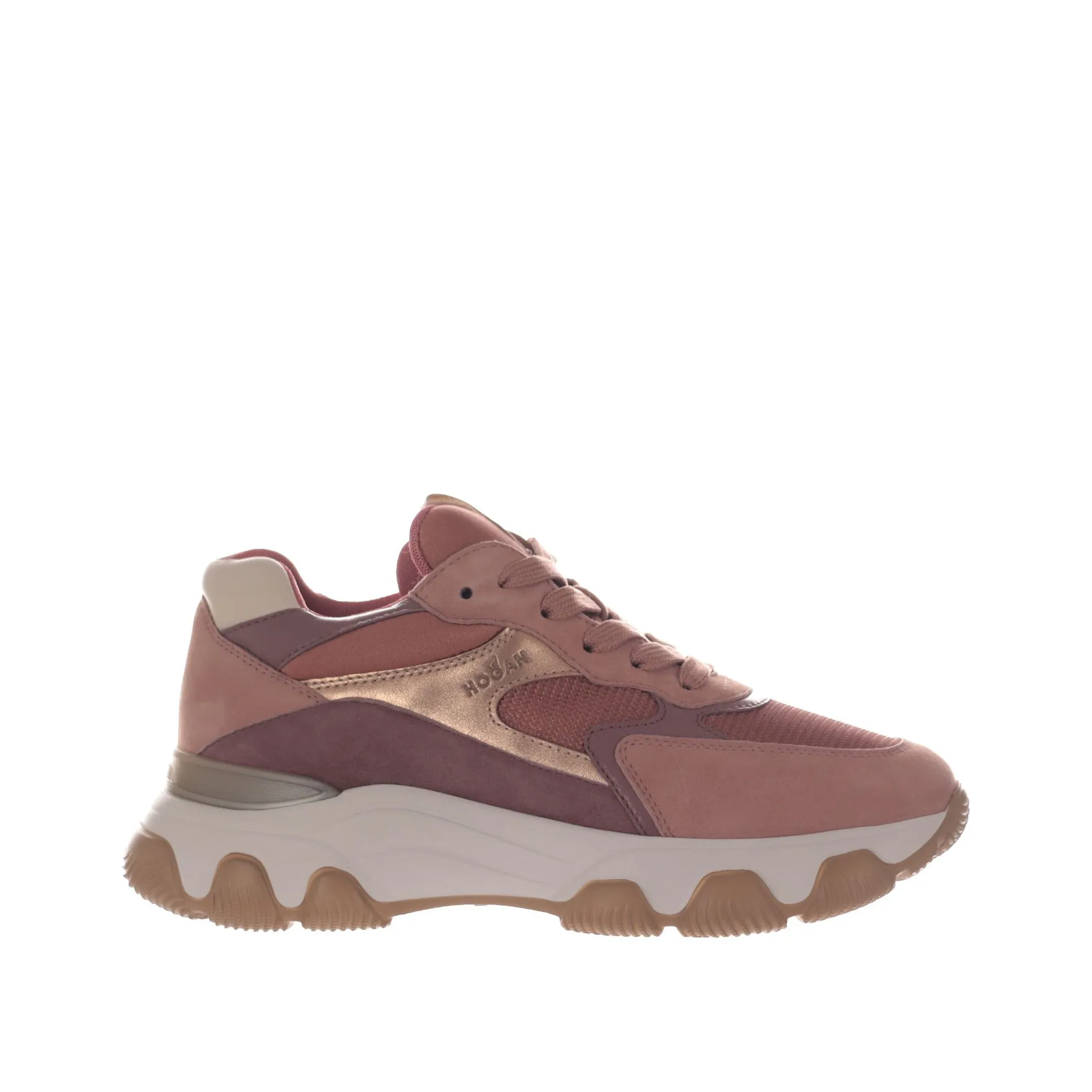 Sneaker hyperactive in pelle scamosciata