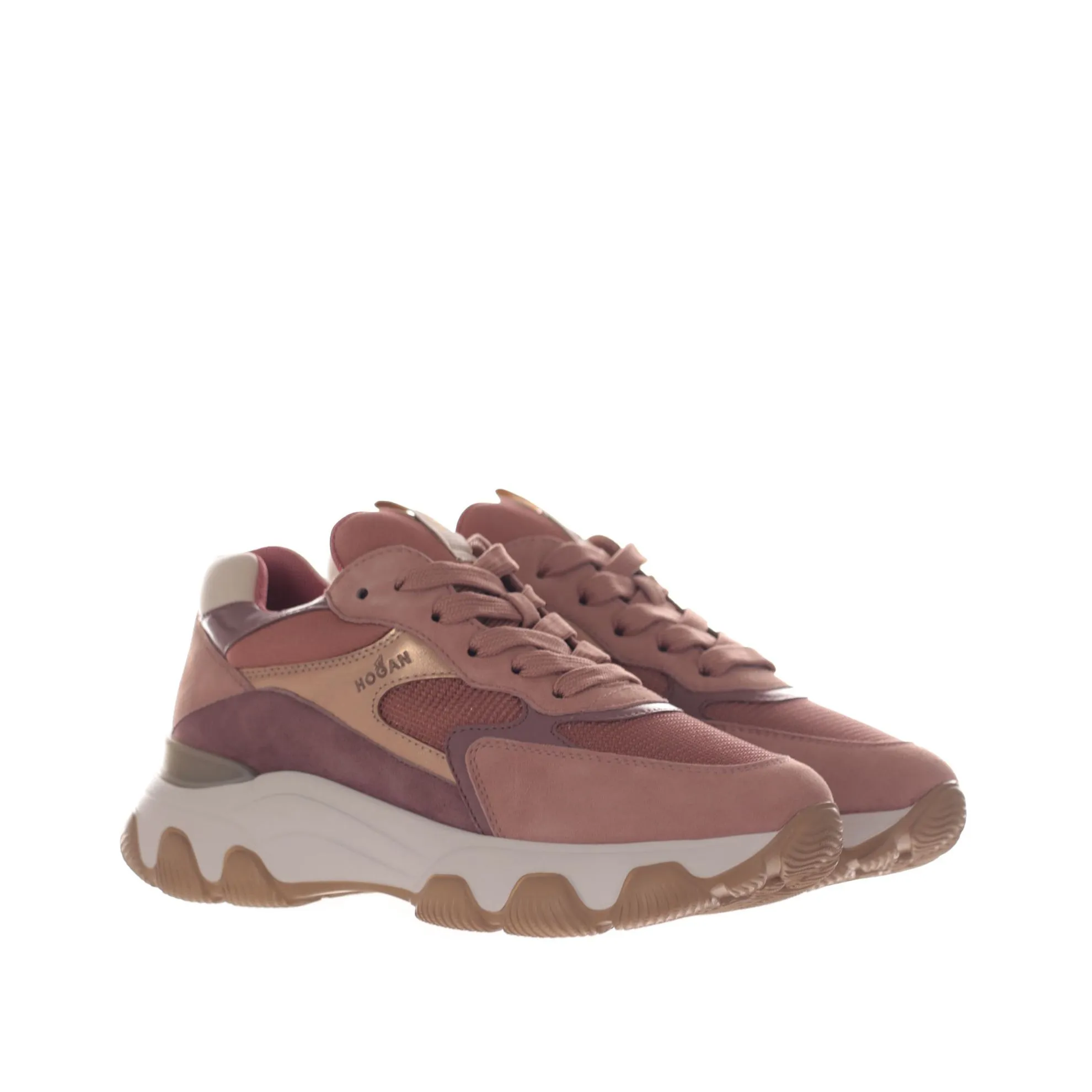 Sneaker hyperactive in pelle scamosciata