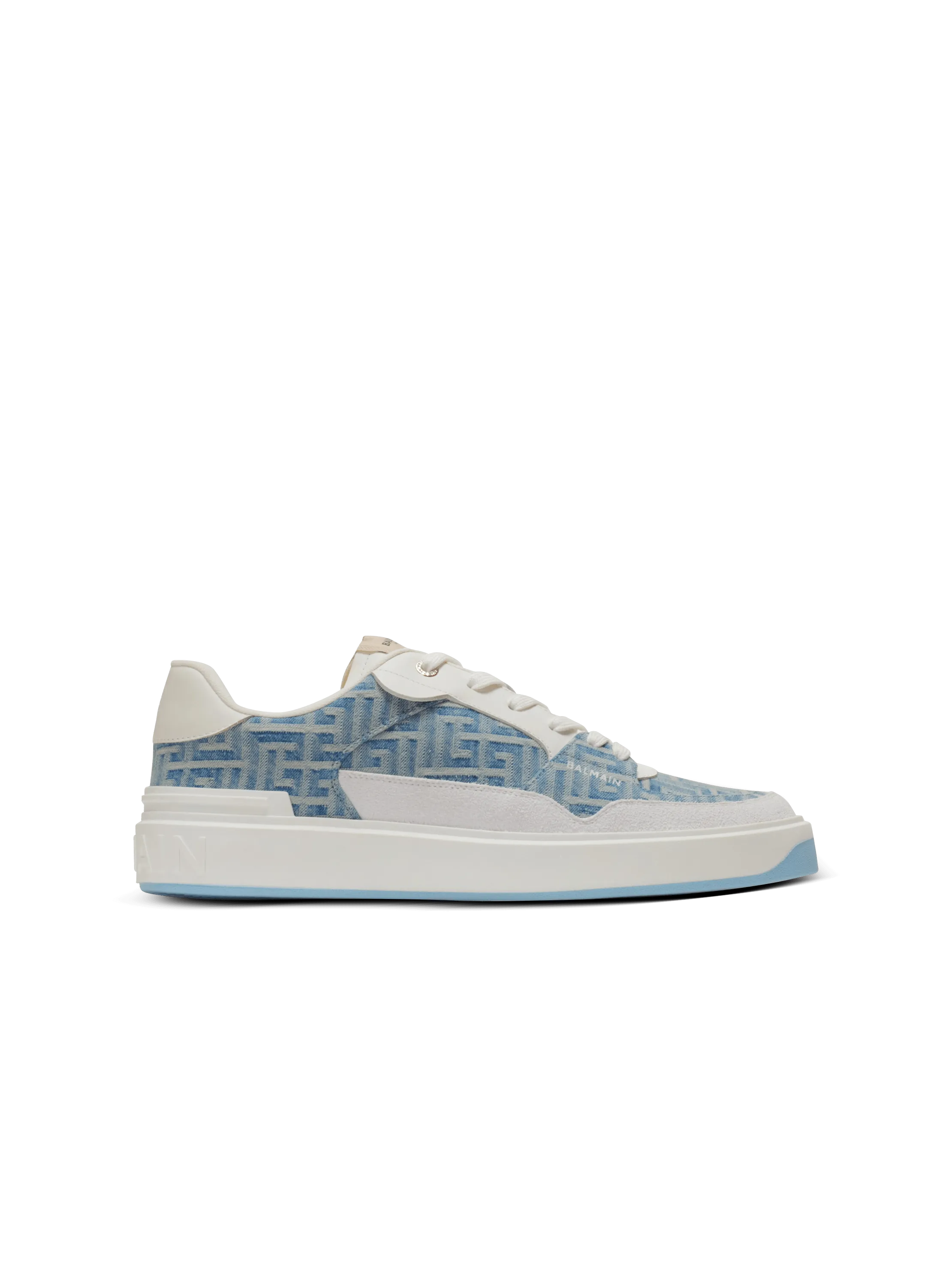 Sneakers B-Court Flip in denim monogramma PB labirinto