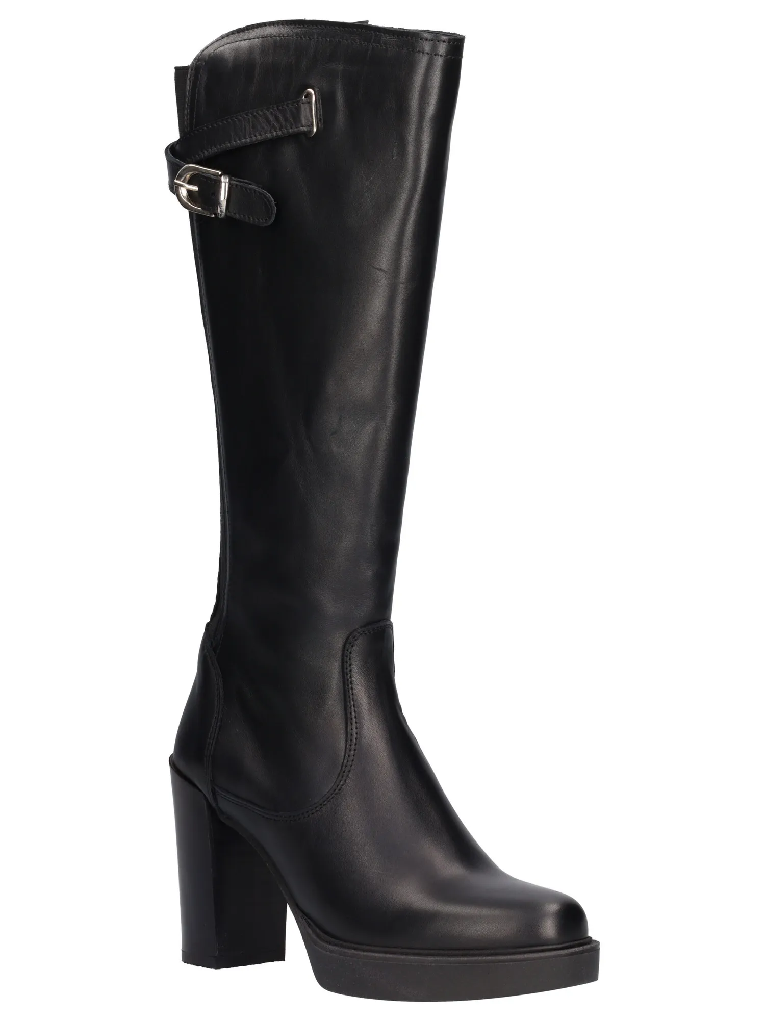 Stivale tacco largo Liviana da donna nero