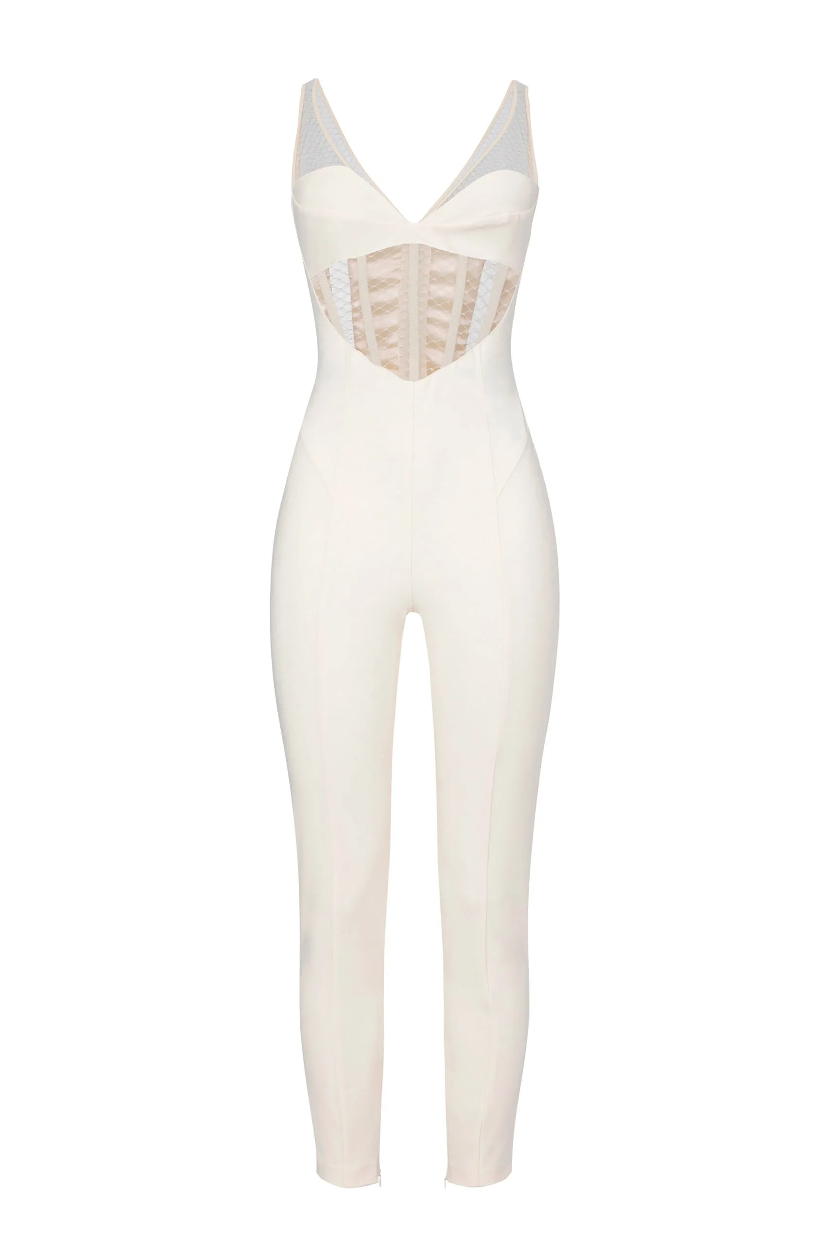 Tuta bustier in tulle