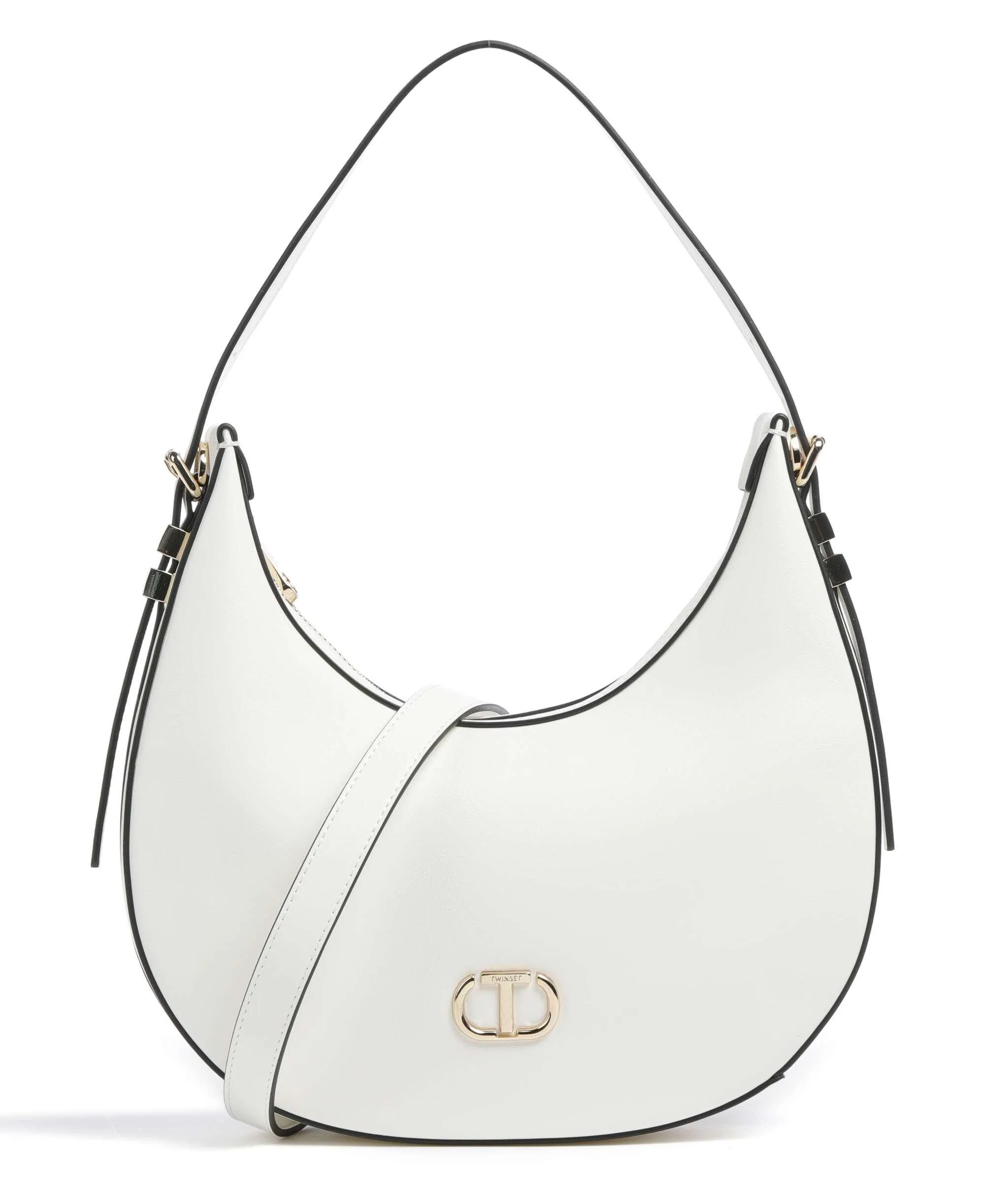  Twinset Smooth 2.0 Borsa hobo pelle sintetica bianco  